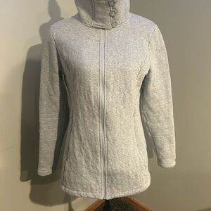 The North Face Women's Light Gray Quilted Jacket